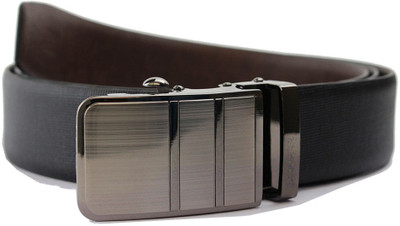Doc & Mark Men Formal Brown, Black Genuine Leather Reversible Belt Brown, Black