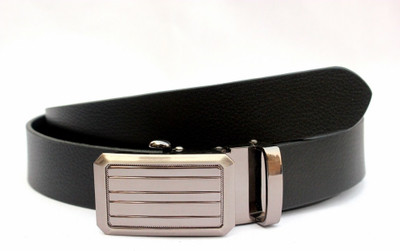 57% OFF on Tops Men Formal Black Genuine Leather Belt Black