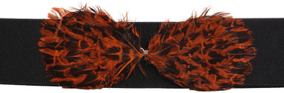 20% OFF on Khoobsurati Women Casual Black Fabric Belt Black