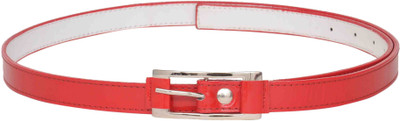 62% OFF on Scarleti Girls Casual Red Artificial Leather Belt Red