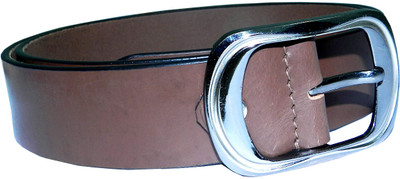 40% OFF on Purple Tree Men Formal, Semi-formal Brown Genuine Leather Belt Brown