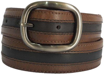 Rabya Men Semi-formal Brown Genuine Leather Belt Brown15