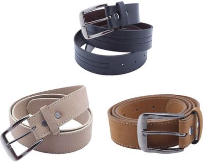 61% OFF on Divya Belt Men Formal Multicolor Genuine Leather Belt Multicolor