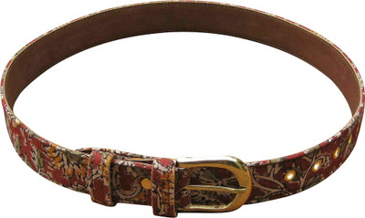 38% OFF on Vasthra Women Casual Multicolor Fabric, Genuine Leather Belt Redkal009 38% OFF on Vasthra Women Casual Multicolor Fabric, Genuine Leather Belt Redkal009