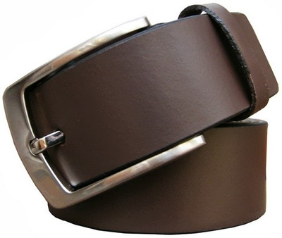 49% OFF on Winsome Deal Men, Boys Formal Genuine Leather Belt Brown