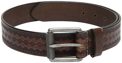 30% OFF on Fume Men Casual Brown Genuine Leather Belt Brown