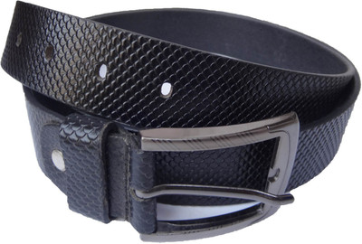 62% OFF on Ex Corio Men Semi-formal Black Genuine Leather Belt Black