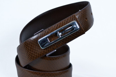 40% OFF on Izma Men Formal Brown Genuine Leather Belt Brown