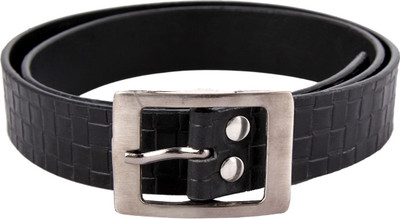 60% OFF on ADS Men Formal Black Genuine Leather Belt Black