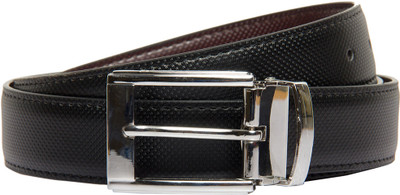 60% OFF on Pacific Gold Men Formal Black, Brown Artificial Leather Reversible Belt Black, Brown