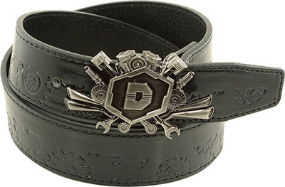 61% OFF on Orosilber Men Casual Black Genuine Leather Belt Black