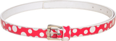 60% OFF on Scarleti Girls Formal Red Artificial Leather Belt Red