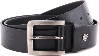 80% OFF on WildHide Men Formal Black Genuine Leather Belt Black