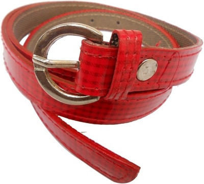 74% OFF on D&D Girls Casual Red Artificial Leather Belt Red-05 74% OFF on D&D Girls Casual Red Artificial Leather Belt Red-05
