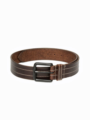 54% OFF on Fume Men Casual Brown Genuine Leather Belt Brown