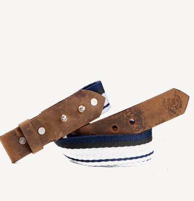 60% OFF on 99cells Men, Women Casual Multicolor Fabric Belt White