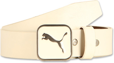 Puma Men Casual White Genuine Leather Belt 06