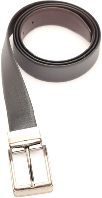 SKSS Club Men Formal Black, Brown Genuine Leather Reversible Belt Black, Brown