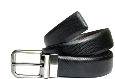 56% OFF on Abhinavs Men Formal, Casual Black, Brown Genuine Leather Reversible Belt BLBW08