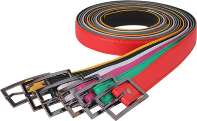 79% OFF on G-MOS Women Casual Multicolor Artificial Leather Belt Multicolor03