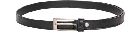 60% OFF on Scarleti Women Casual Black Genuine Leather Belt Black