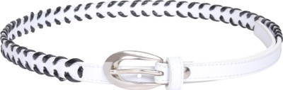 60% OFF on Scarleti Girls Formal White Artificial Leather Belt White