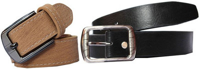 67% OFF on Winsome Deal Men Formal, Casual Beige, Black Artificial Leather Belt Black 67% OFF on Winsome Deal Men Formal, Casual Beige, Black Artificial Leather Belt Black
