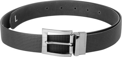 55% OFF on Ligans NY Men Formal, Casual Black Genuine Leather Belt Black