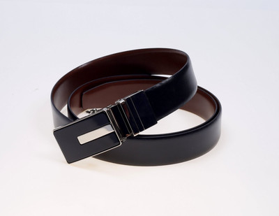50% OFF on Bombay High Men Formal Brown, Black Genuine Leather Reversible Belt BRN BLK