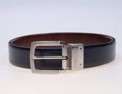 50% OFF on Bombay High Men Formal Brown Genuine Leather Reversible Belt BRN