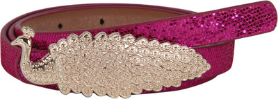 72% OFF on Aadi And Sons Women Party Pink Artificial Leather Belt Pink01