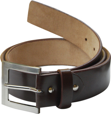 53% OFF on Hidea Men Casual Brown Genuine Leather Belt Dark Brown-01