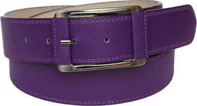 51% OFF on SkyWays Men Evening/Party, Casual Purple Genuine Leather Belt Purple-02