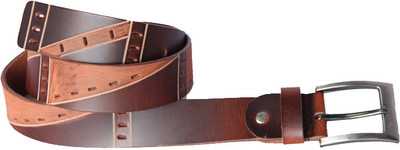 Matrix Men Casual Tan Genuine Leather Belt Tan