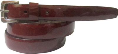 The Stuff Women Formal Red Genuine Leather Belt Red