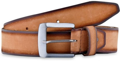 75% OFF on Buckle Up Men Casual Tan Genuine Leather Belt Tan