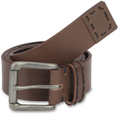 39% OFF on Paradigm Design Lab Men Casual Brown Genuine Leather Belt Brown