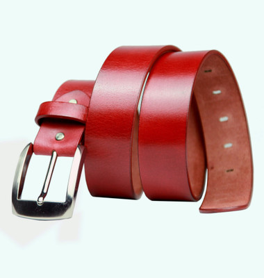 56% OFF on 99cells Men, Women Casual Red Genuine Leather Belt Red 56% OFF on 99cells Men, Women Casual Red Genuine Leather Belt Red