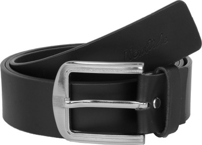 15% OFF on Newhide Men Casual Black Genuine Leather Belt Black