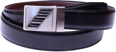 53% OFF on Moac Men Casual Black, Brown Artificial Leather Reversible Belt Black, Brown