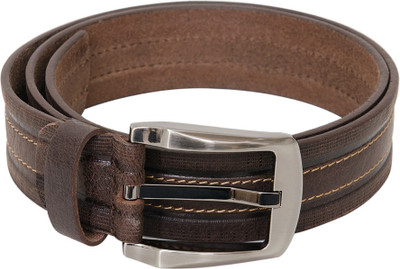 58% OFF on Lustre International Men Formal Brown Genuine Leather Belt Brown-53