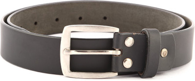75% OFF on Buckleup Men Formal Black Genuine Leather Belt Black