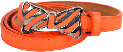 65% OFF on Vivaa Women Casual Brown Artificial Leather Belt Rust