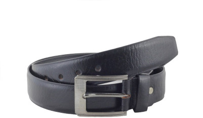 62% OFF on Shiven Men Formal Black Genuine Leather Belt Black