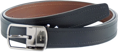 10% OFF on Elan Men Formal Black, Tan Genuine Leather Reversible Belt Black, Tan