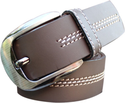 59% OFF on Winsome Deal Men Casual Brown Genuine Leather Belt Brown