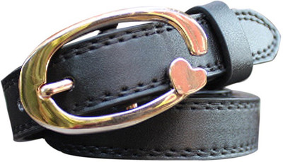 55% OFF on Winsome Deal Women Formal, Casual Black Artificial Leather Belt Black