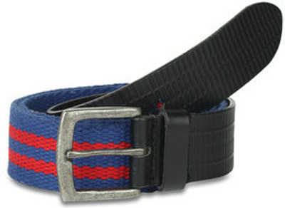 44% OFF on Paradigm Design Lab Men Casual Red, Blue Genuine Leather Belt Red