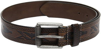 50% OFF on Fume Men Casual Brown Genuine Leather Belt Brown