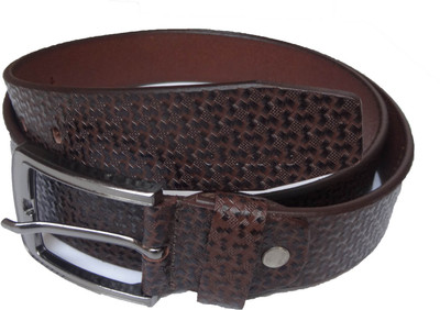 62% OFF on Ex Corio Men Casual Brown Genuine Leather Belt Brown